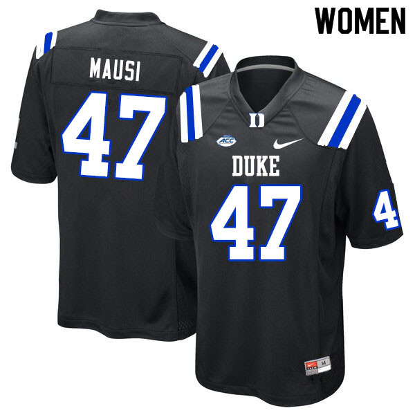 Women #47 Dorian Mausi Duke Blue Devils College Football Jerseys Sale-Black - Click Image to Close